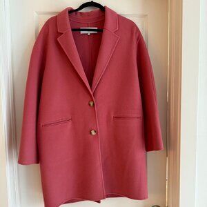 Gerard Darel Paris Wool Coat – Pink, Size 3 (L)